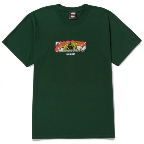 Huf Rage Ss Forest Green T shirt Vert