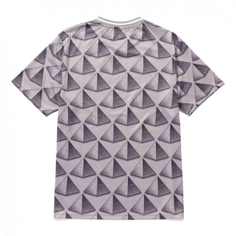 Huf Trinity Ss Soccer Jersey Frost Gray T shirt Gris vue2