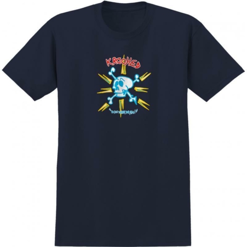 Krooked Style Ss Navy T shirt Bleu