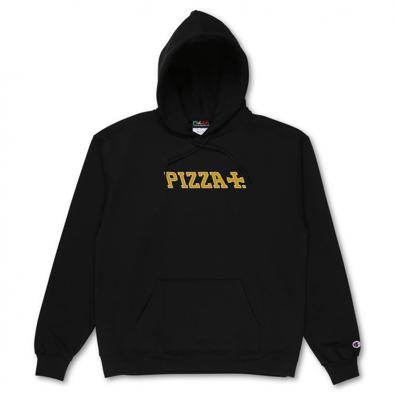 Pizza Pizla Champion Hood Black Sweat a capuche Noir
