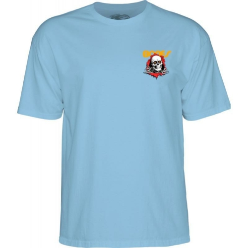 Powell Peralta Ripper Light Blue Ss T shirt Bleu vue2