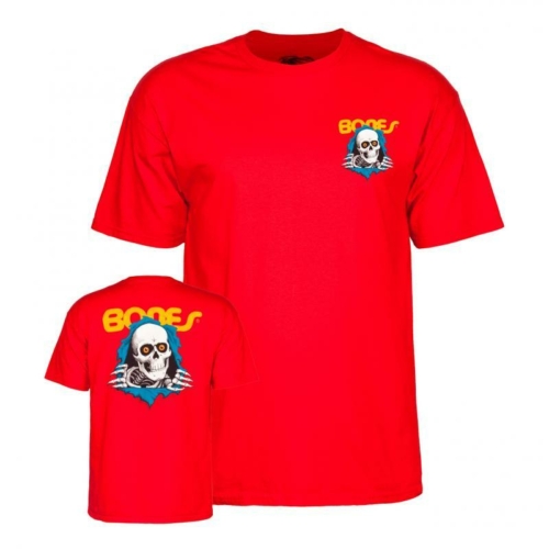 Powell Peralta Ripper Red T shirt Rouge