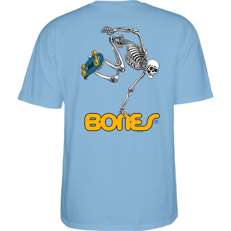 Powell Peralta Skateboard Skeleton Baby Blue Ss T shirt Bleu vue2