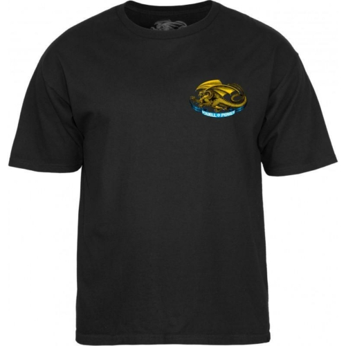 Powell Peralta Youth Oval Dragon Navy T shirt Bleu vue2