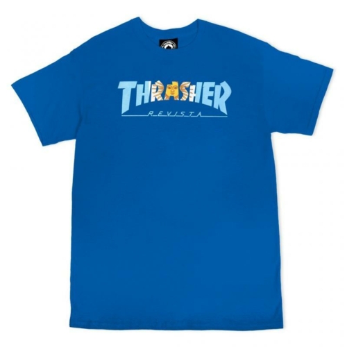 Thrasher Argentina Royal T shirt Bleu