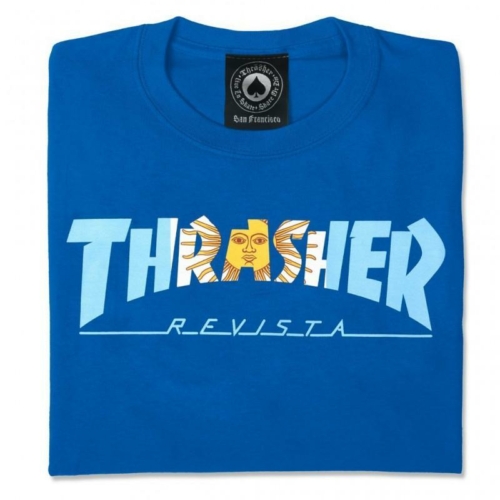 Thrasher Argentina Royal T shirt Bleu vue2