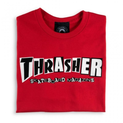 Thrasher Baker Red T shirt Rouge vue2