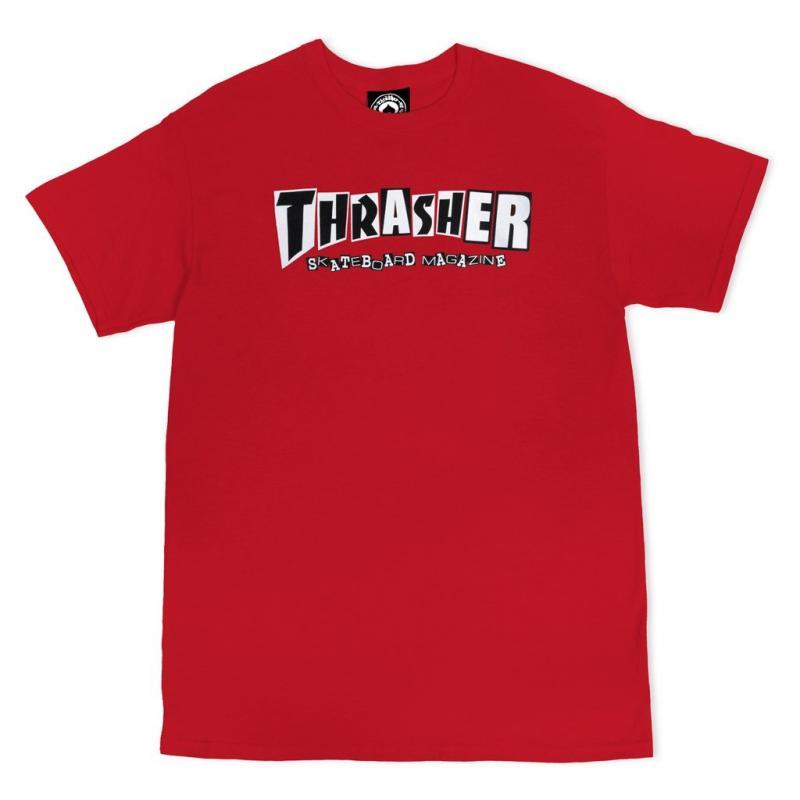 Thrasher Baker Red T shirt Rouge