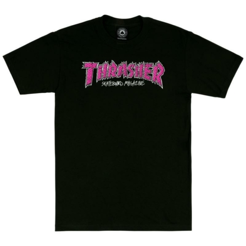 Thrasher Brick Black T shirt Noir