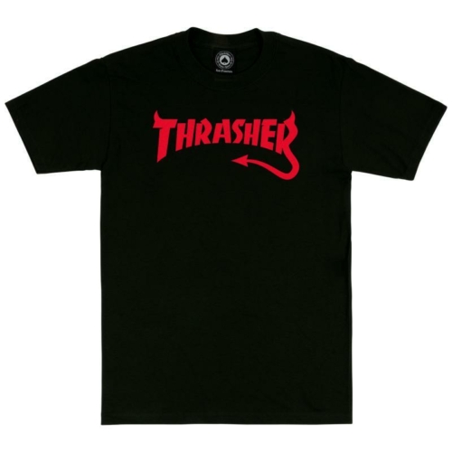 Thrasher Diablo Black T shirt Noir