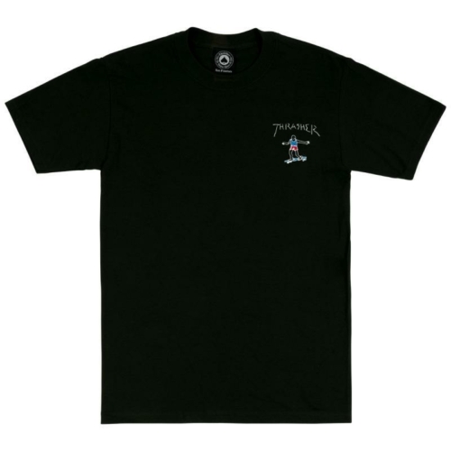Thrasher Gonz Mini Logo Black T shirt Noir