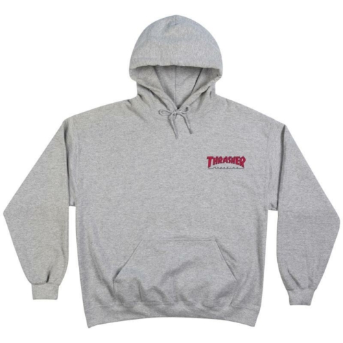 Thrasher Little Outline Hood Grey Sweat a capuche Gris