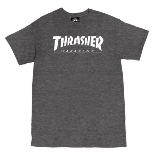 Thrasher Skate Mag Dark Heather T shirt Gris