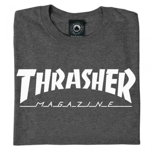 Thrasher Skate Mag Dark Heather T shirt Gris vue2
