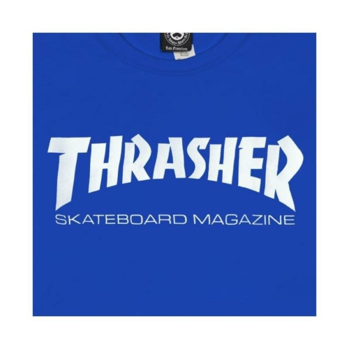 Thrasher Skate Mag Royal T shirt Bleu vue2