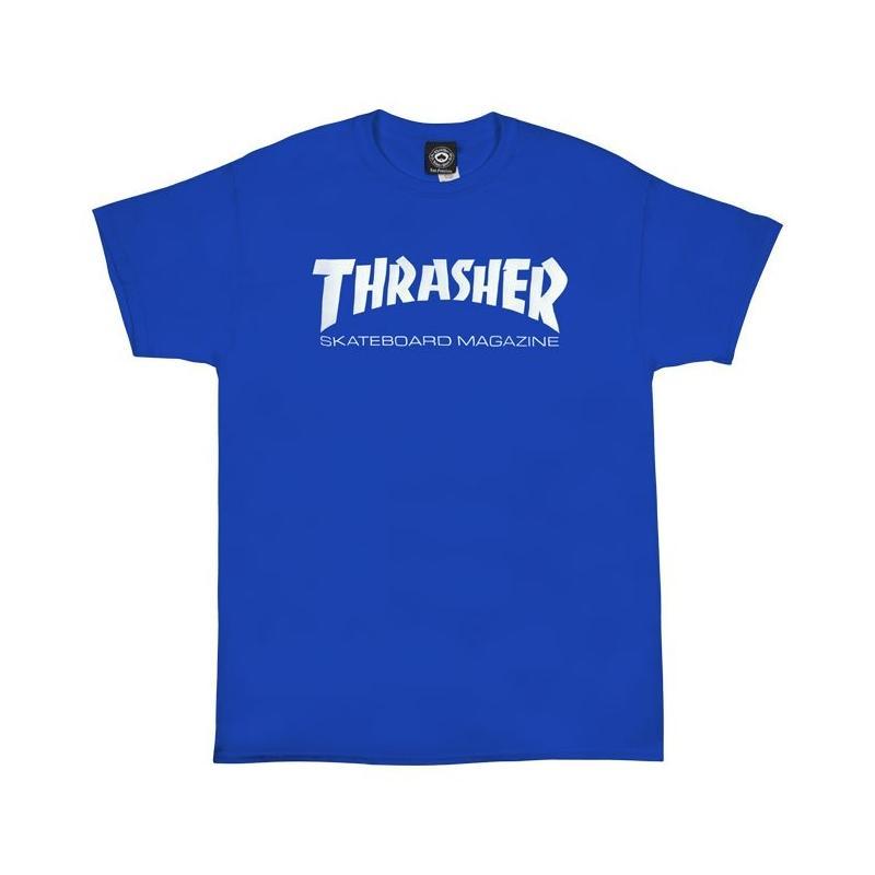 Thrasher Skate Mag Royal T shirt Bleu