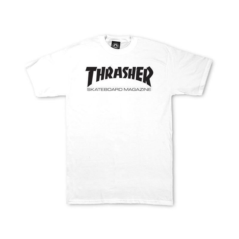 Thrasher Skate Mag White T shirt Blanc
