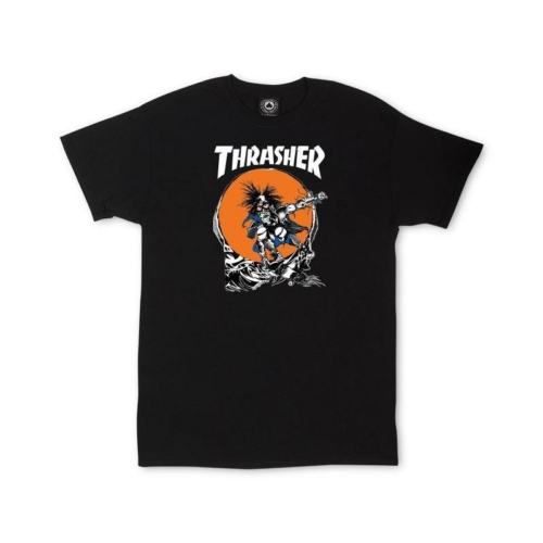 Thrasher Skate Outlaw Black T shirt Noir