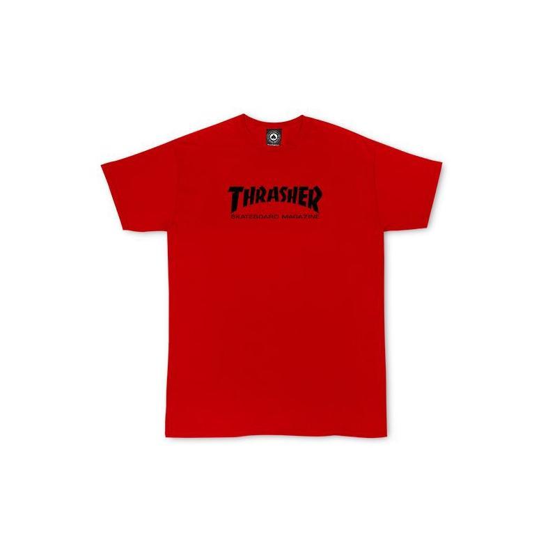 Thrasher Youth Skate Mag Red T shirt Rouge