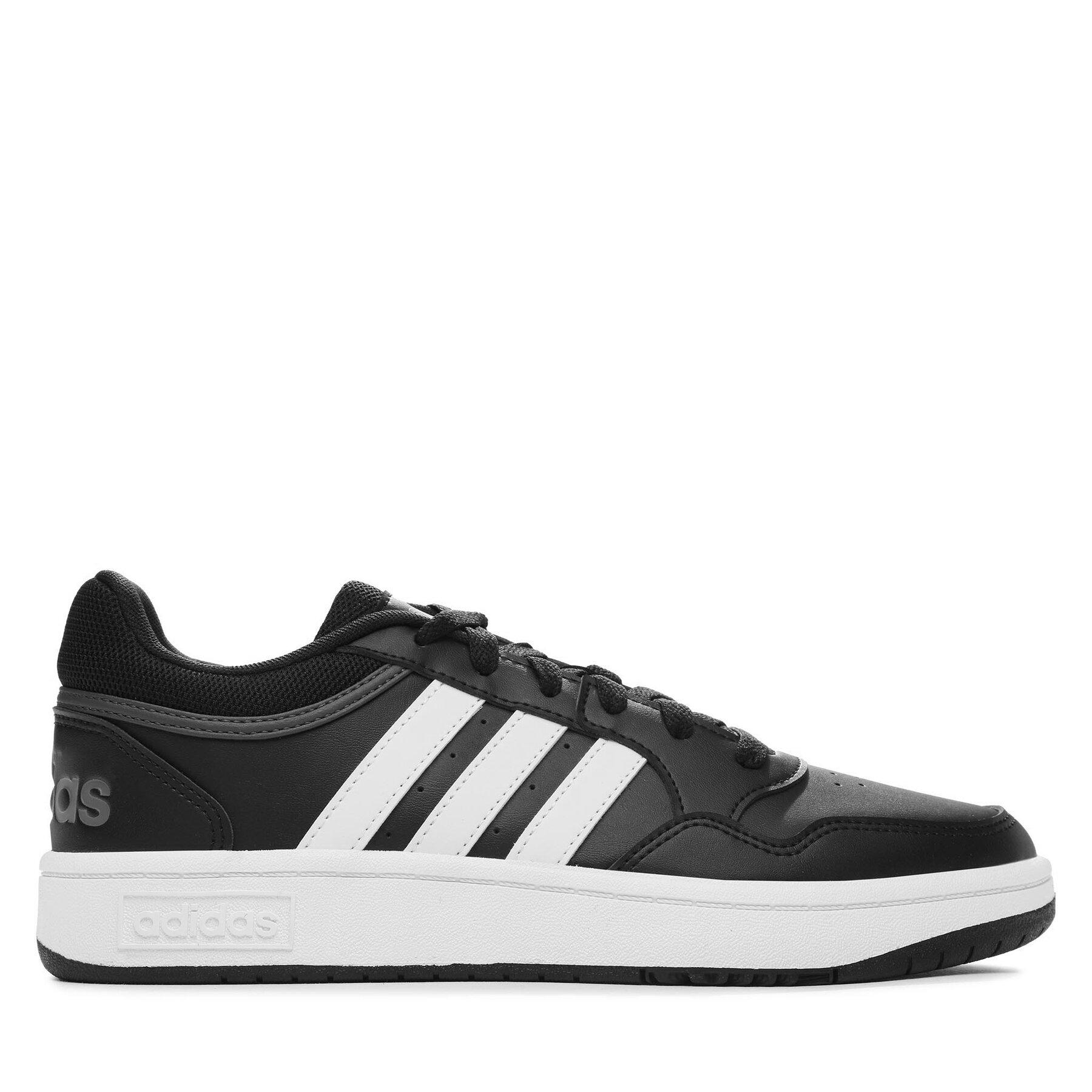 Adidas Hoops 3 0 Low Classic Vintage Noir Black White Chaussures Homme