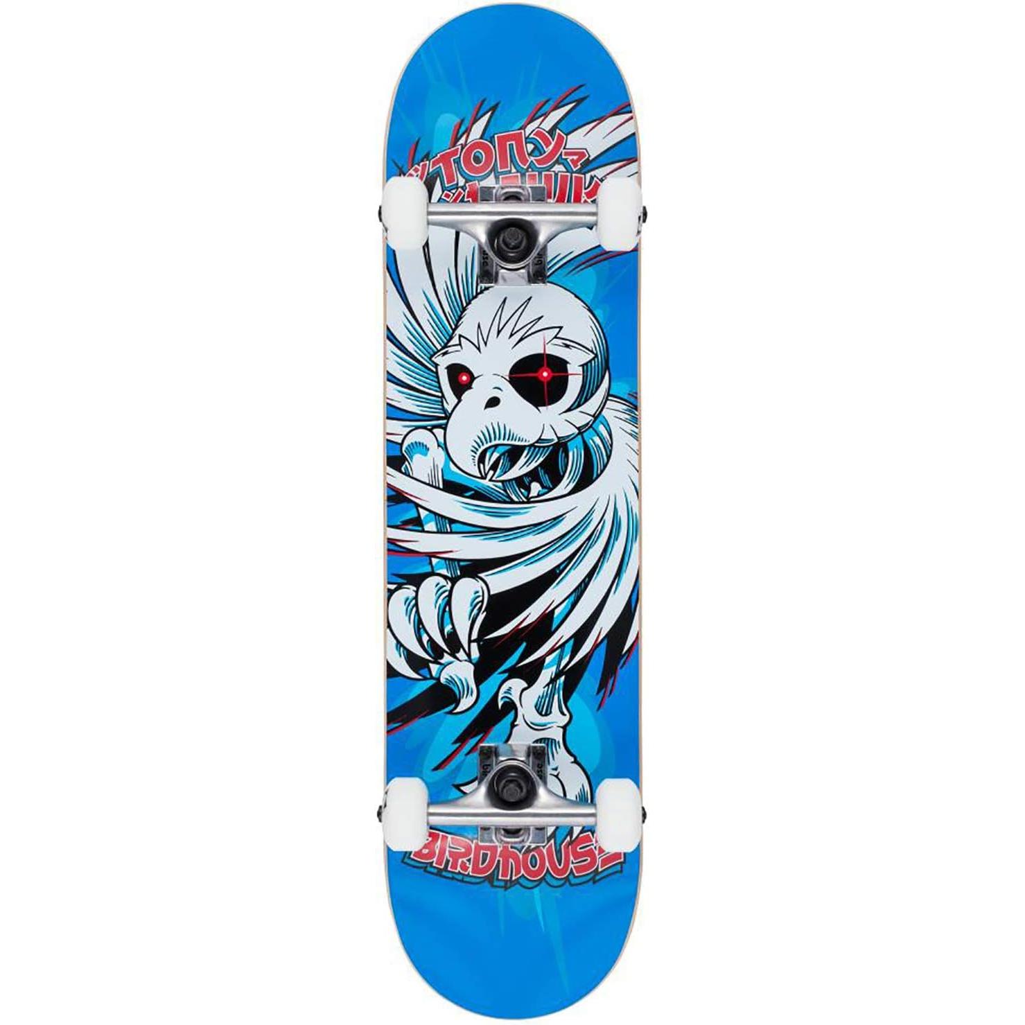 Birdhouse Tony Hawk Spiral Blue Skateboard complet 7 75