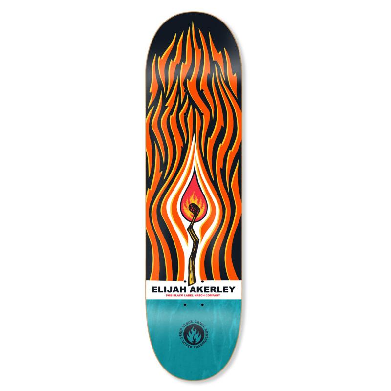 Black Label Elijah Akerley Match Co Deck Planche de skateboard 8 5