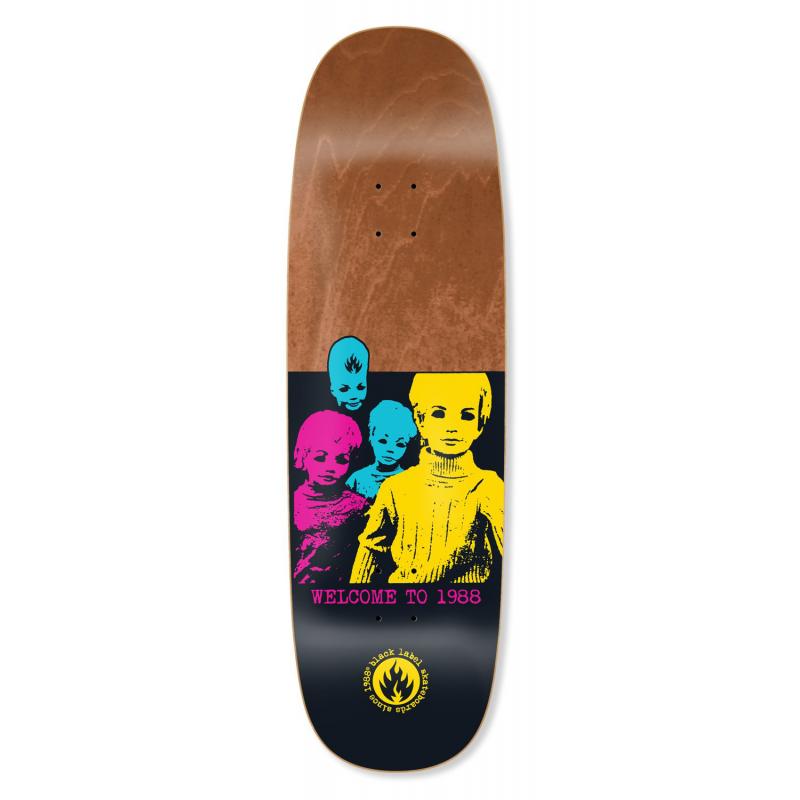 Black Label Welcome To 1988 Colors Tugboat Deck Planche de skateboard 9 5
