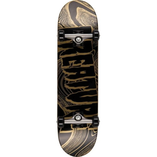 Creature Metallic Swirl Logo Skateboard complet 7 75