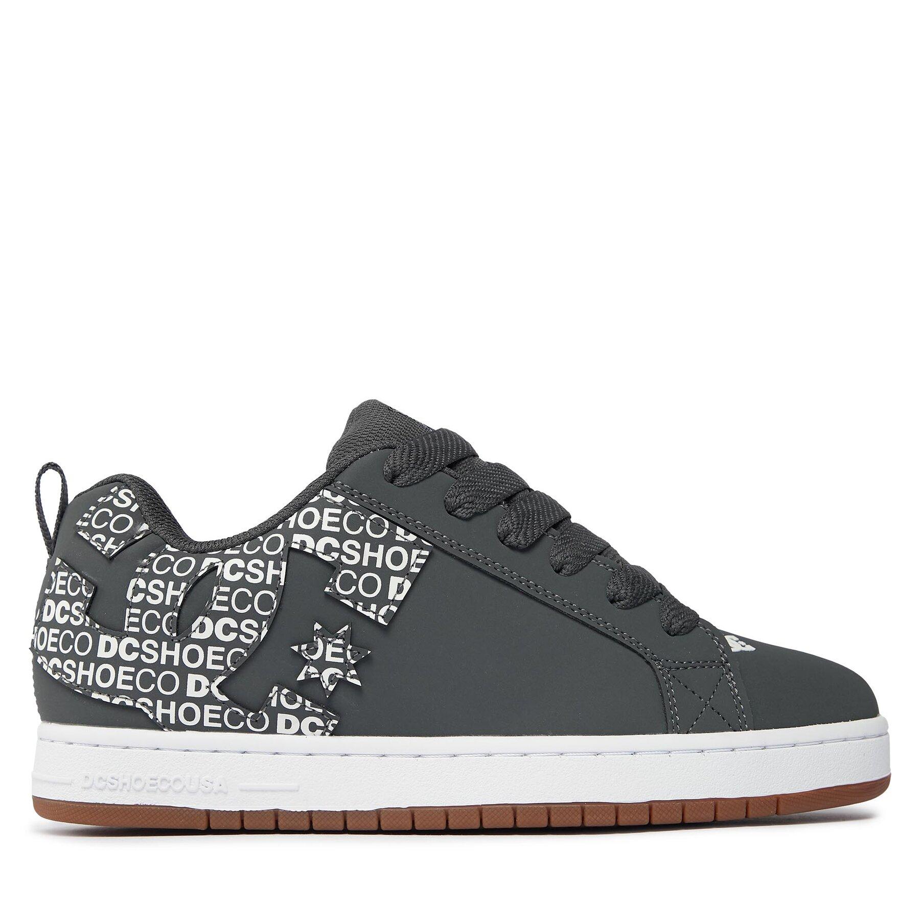 Dc Shoes Court Graffik Gris (Dark Grey/White Gw1)