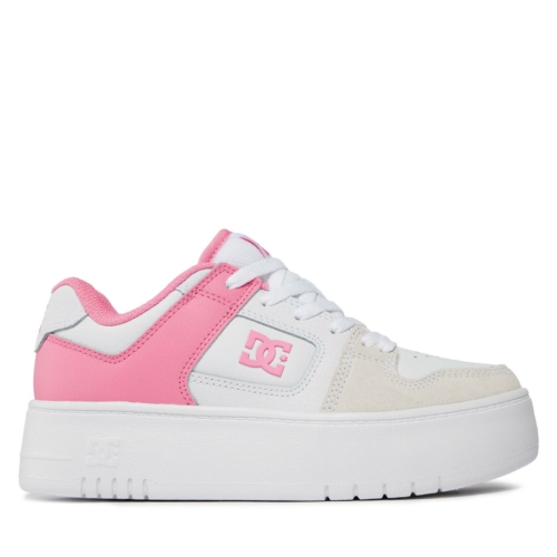 Dc Shoes Manteca4 Pltfrm Rose Pink White Pw0 Chaussures Femme