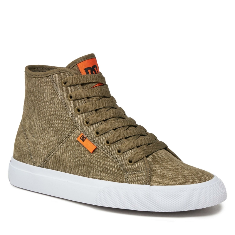Dc Shoes Manual Hi Txse Vert Washed Olive Wso Chaussures Homme vue2