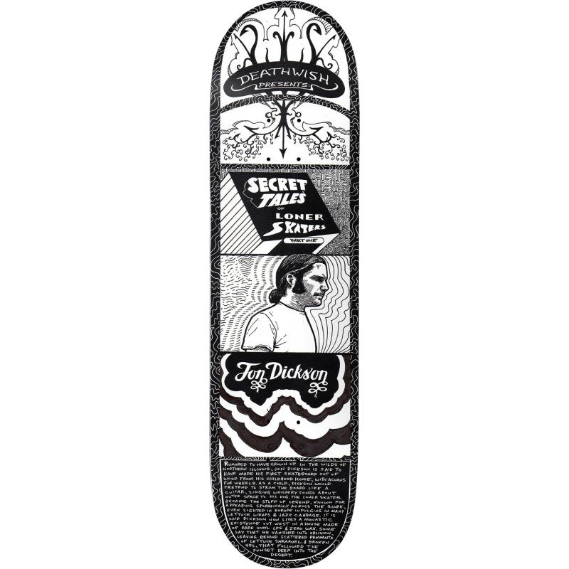 Deathwish Secret Tales Jd Deck Planche de skateboard 8 25