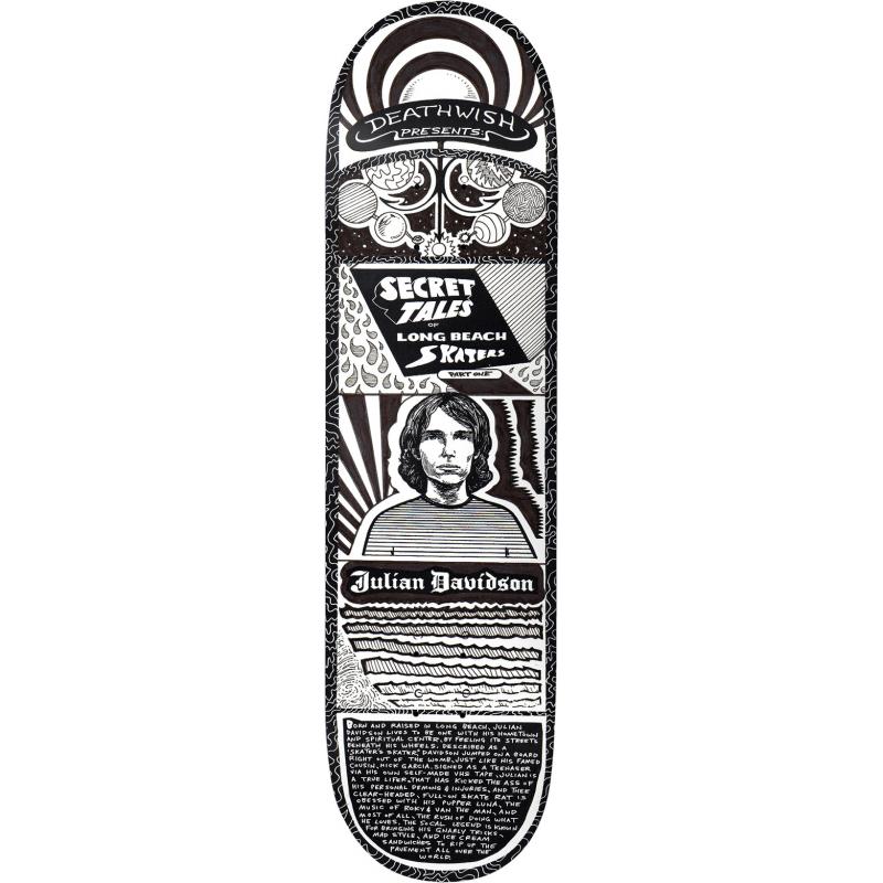 Deathwish Secret Tales Ju Deck Planche de skateboard 8 5
