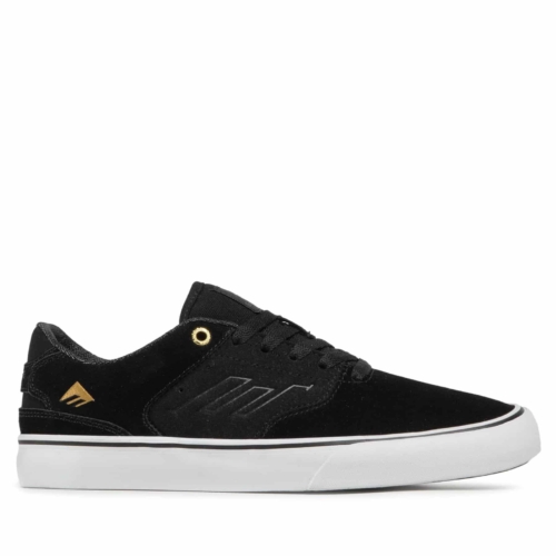 Emerica The Low Vulc Noir Black Gold White Chaussures Homme
