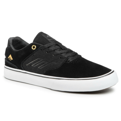 Emerica The Low Vulc Noir Black Gold White Chaussures Homme vue2