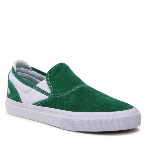 Emerica Wino G6 Slip On Vert Green White Gum 313 Chaussures Homme vue2