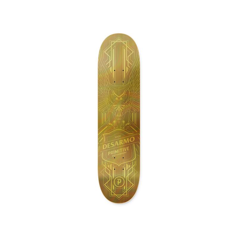 Primitive Holofoil Gold Desarmo Owl Deck Planche de skateboard 8 38