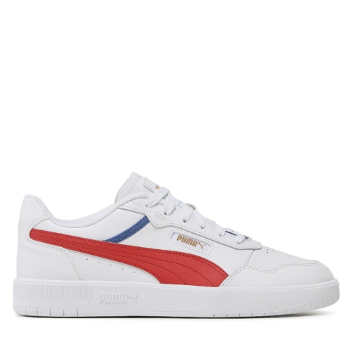 Puma Court Ultra Blanc White For All Time Red Gold Chaussures Homme
