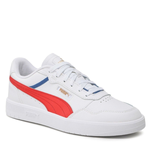 Puma Court Ultra Blanc White For All Time Red Gold Chaussures Homme vue2