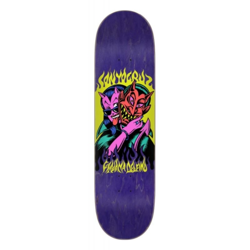 Santa Cruz Delfino Devil Vx Deck Planche de skateboard 8 25
