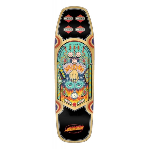 Santa Cruz Delfino Pinball Shaped Deck Planche de skateboard 9 14