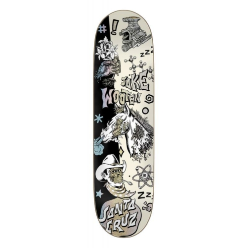 Santa Cruz Fever Dream Vx Wooten Deck Planche de skateboard 8 5