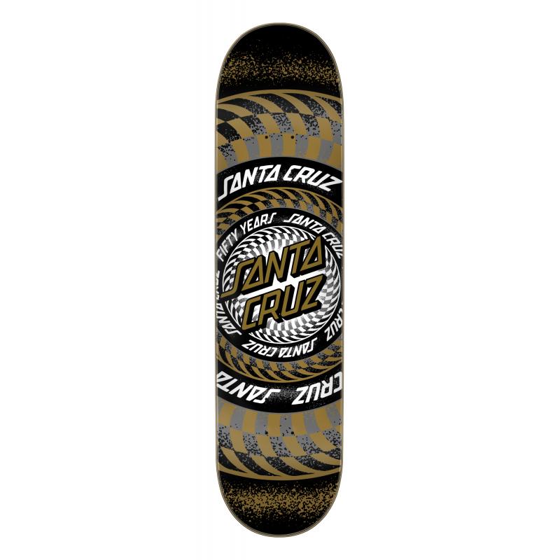 Santa Cruz Infinite Ringed Dot 7 Ply Birch Deck Planche de skateboard 7 75