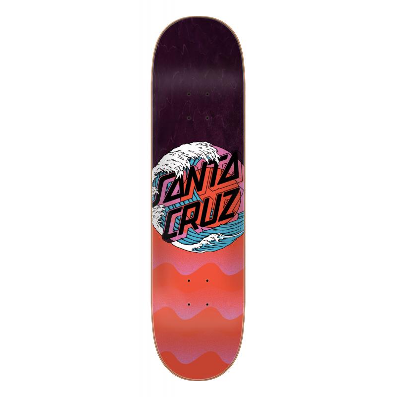 Santa Cruz Tsunami Dot 7 Ply Birch Deck Planche de skateboard 8 0