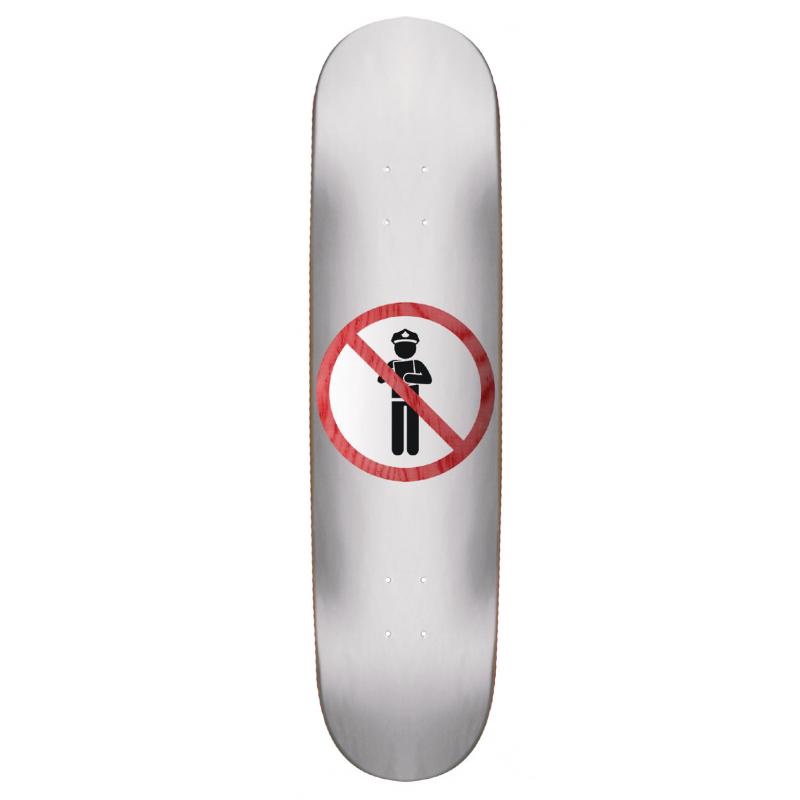 Thank You Go Skateboarding White Deck Planche de skateboard 8 5