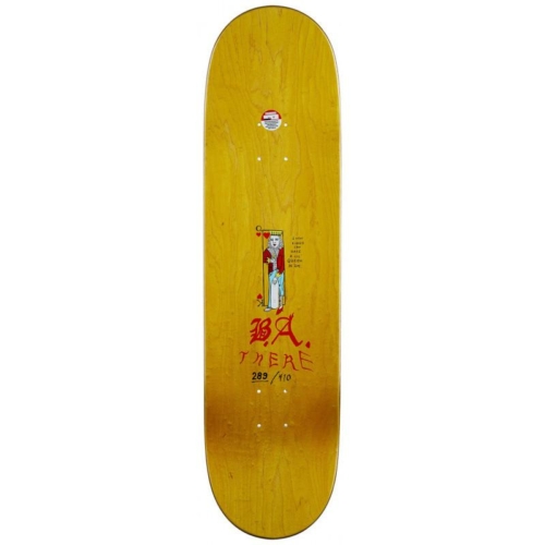 There B A Guest Queen Of Kings Yellow Deck Planche de skateboard 8 5 shape