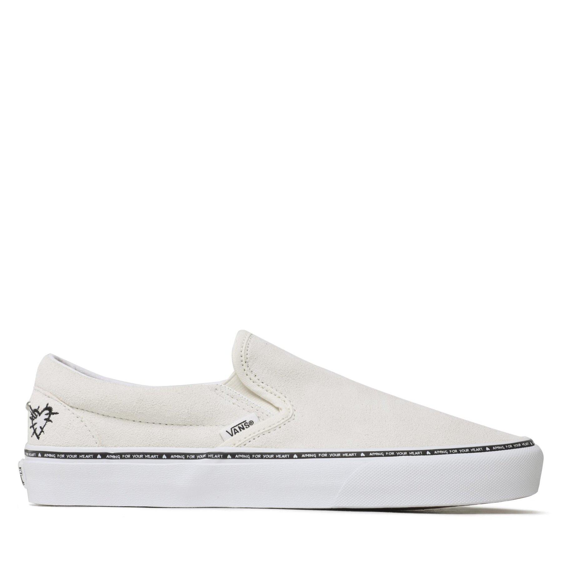 Vans Classic Slip-O Blanc (Aiming 4 Your Heart Light) | Chaussures Homme