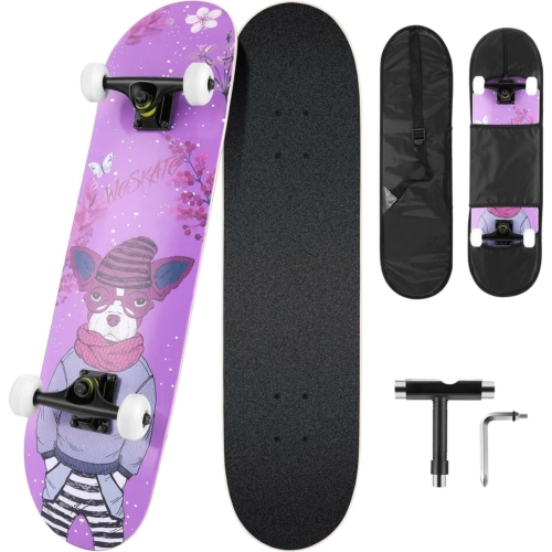 Weskate Dog Pink Skateboard complet 7 875