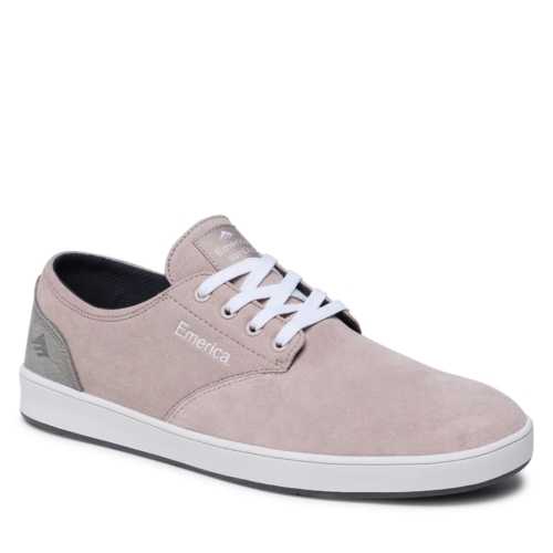 emerica the romero laced gris beige grey white 270 chaussures homme vue2
