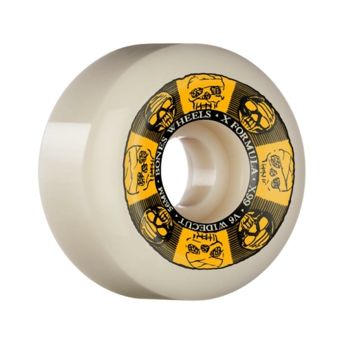 Bones Wheels X F V6 Black Gold 56mm Roues de skateboard 99a
